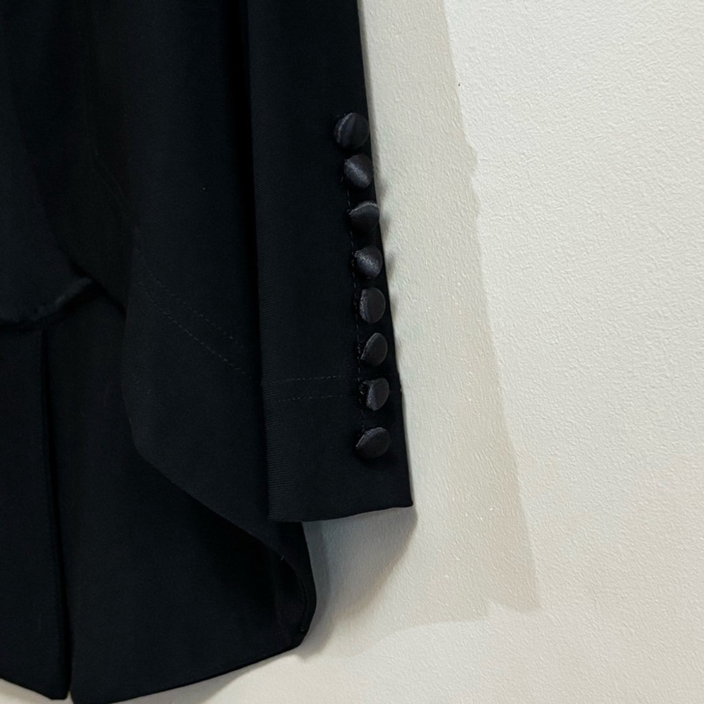 Joseph Ribkoff Canada Sz 6 Tuxedo Bolero Blazer Black - Picture 7 of 16